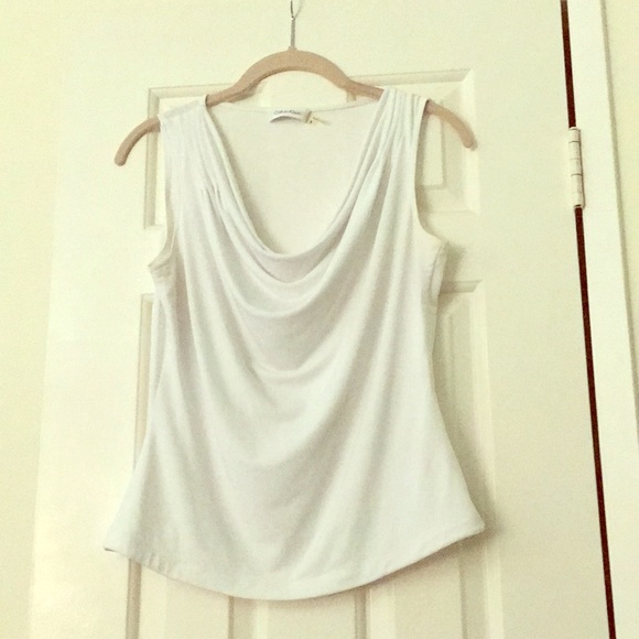 Calvin Klein Tops - Calvin Klein white top